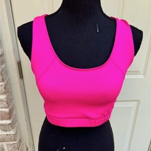 BCG, Mid-Support, Sports Bra, Pink, Size Large